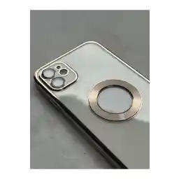 Tria Apple Iphone 11 Arkası Şeffaf Kamera Korumalı Logo Detaylı Premium Yanları Parlak Telefon Kılıfı