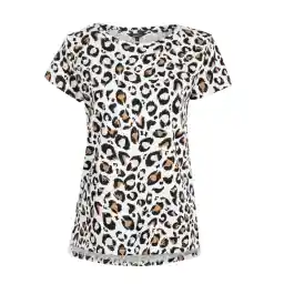 تیشرت آستین کوتاه نخ پنبه زنانه جوتی جینز مدل W22773373