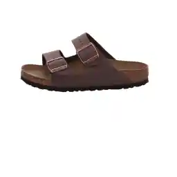 Birkenstock Arizona Damen , Herren Pantolette Birko-Flor Nubuk, Farbe:Mocca, Größe:43, Weite:Normal
