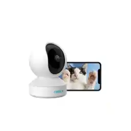 Reolink E1 Smart Detect 3MP HD Wireless Security Camera, Plug-in Indoor 2.4GHz WiFi Camera for Home Security/Baby Monitor/Pets, Pan Tilt Night Vision Local Storage Works with Alexa/Google Assistant