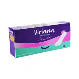 پد بهداشتی روزانه نازک ویریانا مناسب پوست حساس بسته 20 عددی