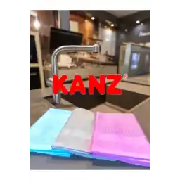 Kanz 3'lü Alman Mikrofiber Cam Bezi, En Yumuşak Temizlik Bezi, Sihirli Bez 40*60 Cm