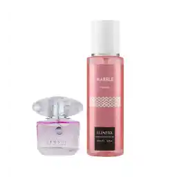 عطر جیبی زنانه مدل Versace Bright Crystal به همراه بادی اسپلش مدل Madam | النترا