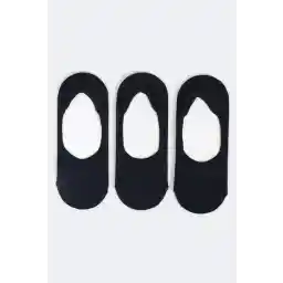 Katia & Bony 3'lü Paket Kadın Basic Görünmez Çorap Siyah/siyah/siyah