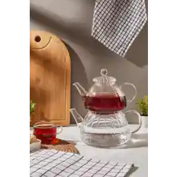 Perotti Vitor Lüster Isıya Dayanıklı Borosilikat Cam Çaydanlık