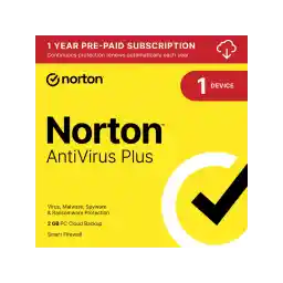 Norton AntiVirus Plus 2026, Antivirus software for 1 Device with Auto-Renewal – Includes Advanced AI Scam Protection, Password Manager and PC Cloud Backup [Download]