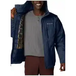 Lacivert Erkek Kapüşonlu Mont 1958661464_WO6764