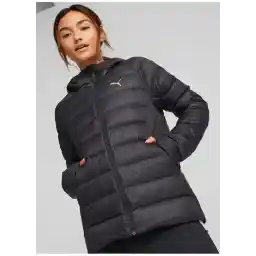 Siyah Kadın Kapüşonlu Mont 84940701-PackLITE Down Jacket