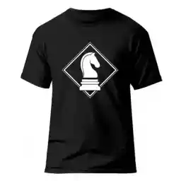 تیشرت ورزشی شطرنج فشن لاین CHS 06 | مشکی/سفید