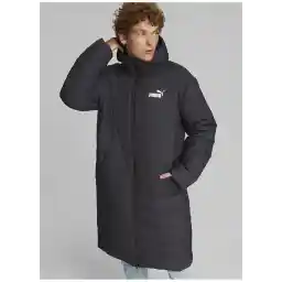 Siyah Erkek Fermuarlı Mont ESS+ Padded Coat