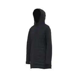 S212005-001 W Ess Maxi HD Jackt Siyah Kadın Kapüşon Yaka Normal Kalıp Mont