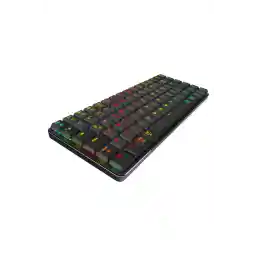 Rampage W-granıte Siyah/gri Low Profile Blue Swıtch Q Rgb 2,4 Ghz Bt Mekanik Gaming Oyuncu Klavye