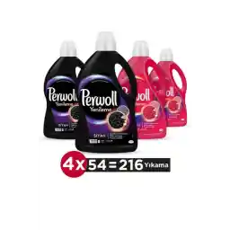 Perwoll Sıvı Deterjan Yenileme Siyah 2x2.97L & Renkli 2x2.97L (216 Yıkama) – Siyah ve Renkli Çamaşırlar İçin