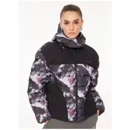 232062-001W Outerwear Padded Jacket Siyah Kadın Regular Fit Ceket