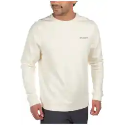 CS0204 Krem Erkek Kapüşon Yaka Normal Kalıp Sweatshirt