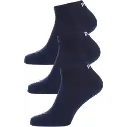 Puma - Unisex Quarter Plain Enkelsokken - 3 Pack - Maat 39-42