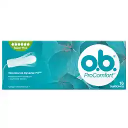 تامپون او. بی مدل Super سایز بزرگ - بسته 16 عددی