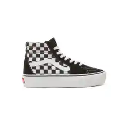 VN0A3TKNQXH1 UA SK8-Hi Platform Siyah - Beyaz Kadın Sneaker