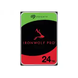 Seagate IronWolf Pro ST24000NT002 24TB 7200 RPM 512MB Cache SATA 6.0Gb/s 3.5" Internal Hard Drive