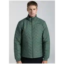 Yeşil Erkek Dik Yaka Mont 321S64WD16 LOGO 365 SYMAN