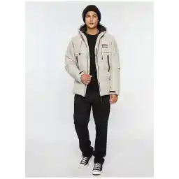 232053-032M Outerwear Padded Jacket Gri Erkek Regular Fit Ceket