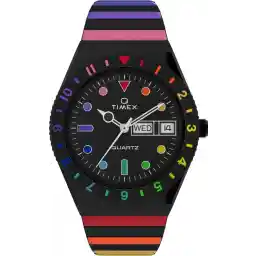 Timex Q Rainbow TW2V65900 Horloge - Staal - Multi - Ø 36 mm