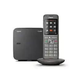 Gigaset CL660, Analoges/DECT-Telefon, Kabelloses Mobilteil, Freisprecheinrichtung, 400 Eintragungen, Anrufer-Identifikation, Weiß