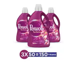 Perwoll Sıvı Deterjan Hassas Bakım Yenileme Çiçek Cazibesi 2.7L (150 Yıkama) – Ferahlatıcı Çamaşır Deterjanı