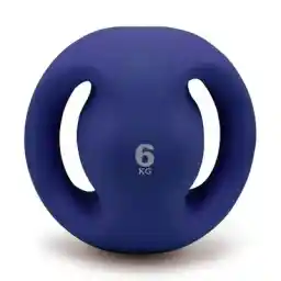 مدیسن بال بدنسازی دسته دار 6 کیلویی | بنفش