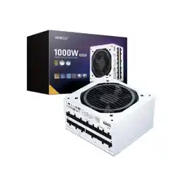 Vetroo 1000W White Power Supply ATX 3.1 Ready Dual PCIe 5.1, 80 Plus Gold Full Modular, Compact Size, Eco Mode with 120mm FDB Fan, 10 Year Warranty, for Gaming PC and More