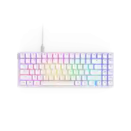 NZXT Function 2 MINITKL Optical Gaming Keyboard, Linear optical switches, 8,000 Hz polling rate, Doubleshot PBT keycaps, Hot-swappable, White