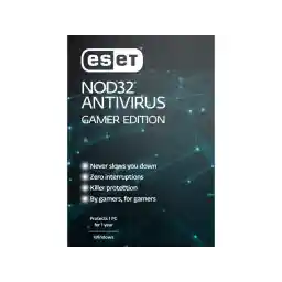 ESET NOD32 Antivirus 2025 Gamer Edition - 1 PC / 1 Year- Download
