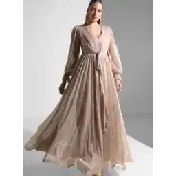 Metallic Maxi Dress