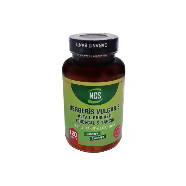Ncs Berberis Vulgaris Alfa Lipoik Asit Tarçın Zerdeçal 120 Tablet