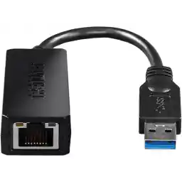 TRENDnet USB 3.0 To Gigabit Ethernet Adapter, Full Duplex 2Gbps Ethernet Speeds, Up To 1Gbps, USB-A, Windows & Mac Compatibility, USB Powered, Simple Setup, Black, TU3-ETG