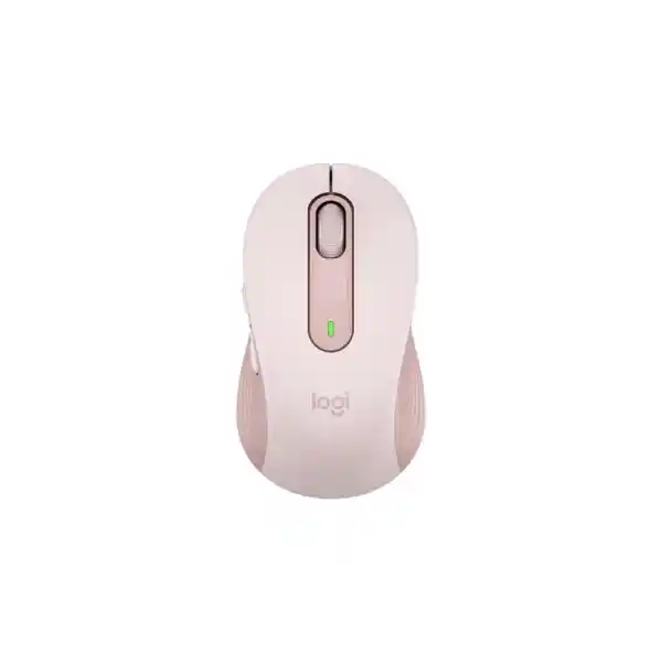 Logitech Signature M650 Mouse - Optical - Wireless - Bluetooth/Radio Frequency - Rose - USB - 2000 dpi - Scroll Wheel - 5 Button(s) - 5 Programmable Button(s) - Medium Hand/Palm Size