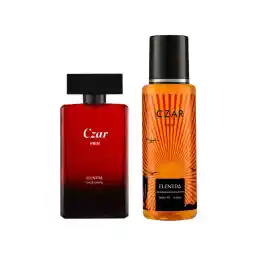 ادو تویلت مردانه مدل Czar به همراه بادی اسپلش مردانه مدل Czar | النترا