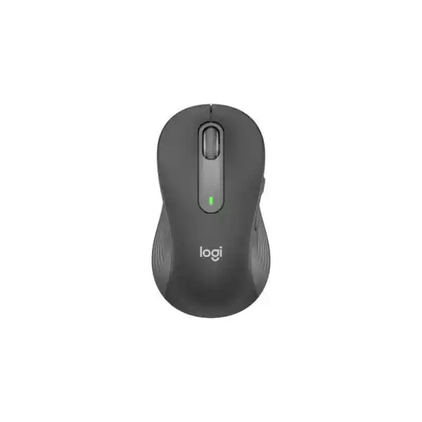 Logitech Signature M650 L LEFT Mouse - Optical - Wireless - Bluetooth/Radio Frequency - Graphite - USB - 2000 dpi - Scroll Wheel - 5 Button(s) - 5 Programmable Button(s) - Large Hand/Palm Size - Left-