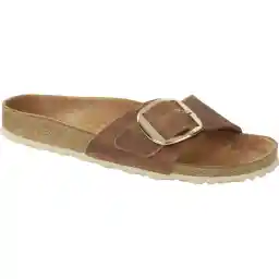 Birkenstock Damen Pantoletten Madrid Big Buckle braun Leder 36