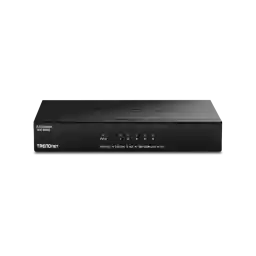 TRENDnet 5-Port Unmanaged 2.5G Gaming Switch, TEG-S350, 5 x 2.5GBase-T Ports, 25Gbps Switching Capacity, Ethernet Splitter, NDAA & TAA Compliant, Fanless, Wall Mountable, Lifetime Protection, Black