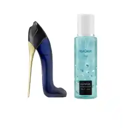 عطر جیبی زنانه تاینی مدل Good Girl به همراه بادی اسپلش زنانه مدل Madam | النترا