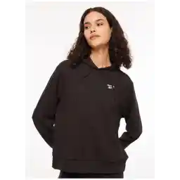 Siyah Kadın Yuvarlak Yaka Sweatshirt IQ4431 RI SL FRENCH TERRY HOODIE