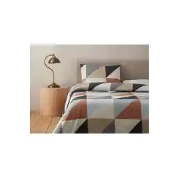 English Home Triad Kolay Ütülenir Tek Kişilik Nevresim Seti 160x220 Cm Gri - Bej