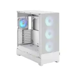 Fractal Design Pop XL Air RGB White TG ATX High-Airflow Clear Tempered Glass Window Full Tower Computer Case