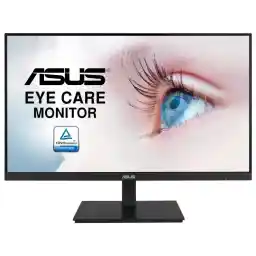 ASUS VA27DQSB 27" 1920 x 1080P Full HD, 75Hz, IPS, Adaptive-Sync, Eye Care, HDMI DisplayPort VGA USB Hub, Frameless, Ergonomic Design, VESA Wall Mountable, Height Adjustable, Built-in Speakers LCD Monitor