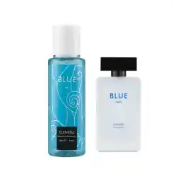 ادو تویلت مردانه مدل Blue به همراه بادی اسپلش مردانه مدل Blue | النترا