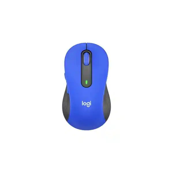 Logitech Signature M650 L Mouse - Optical - Wireless - Bluetooth/Radio Frequency - Blue - USB - 2000 dpi - Scroll Wheel - 5 Button(s) - 5 Programmable Button(s) - Large Hand/Palm Size