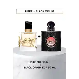 Yves Saint Laurent Libre & Black Opium EDP 30 ml Kadın Parfüm Seti 7829999999139