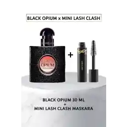 Yves Saint Laurent Black Opium Edp 30 ml & Mini Lash Clash Parfüm Seti 7829999999099