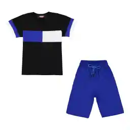 ست تی شرت آستین کوتاه و شلوارک پسرانه مادر مدل رابرت 26